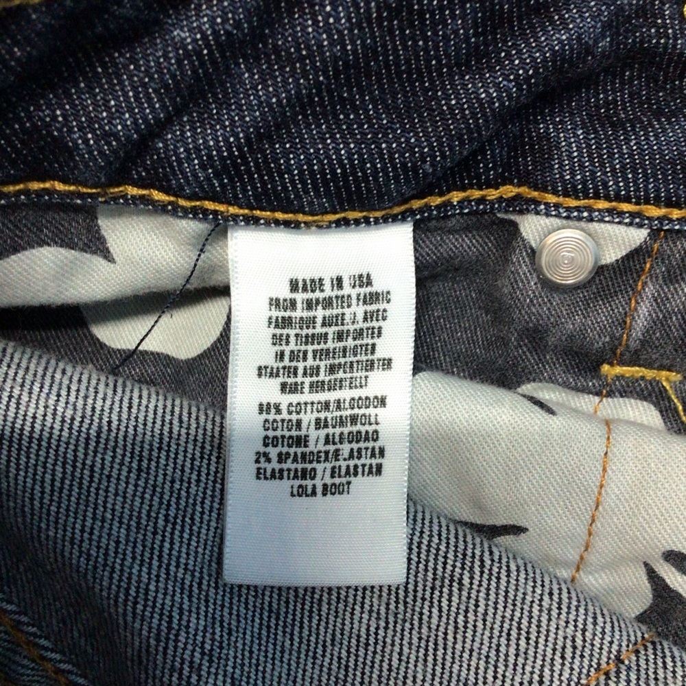 Lucky Brand Women's Boot Cut Jeans - Dark Blue - Picture 6 of 8